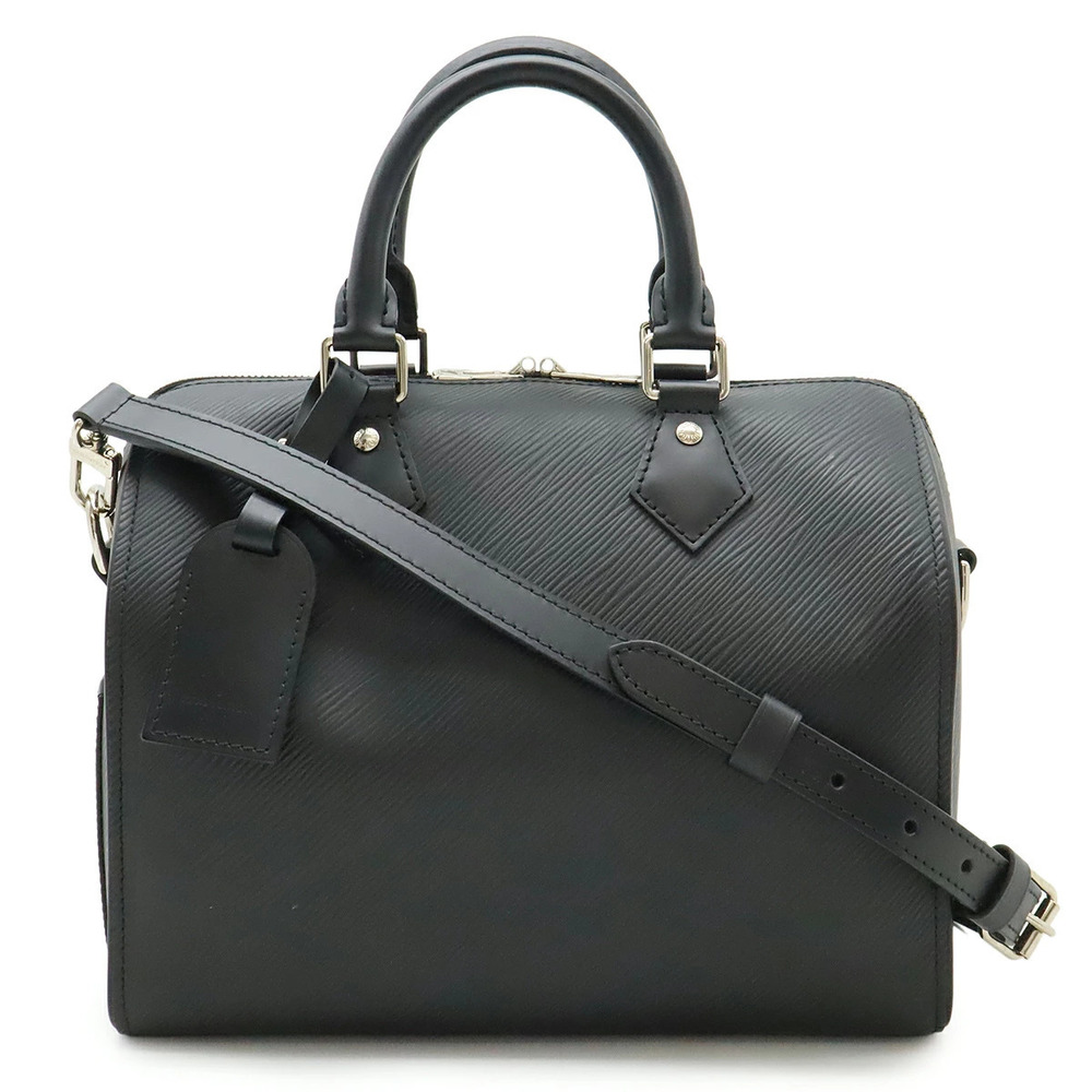 LOUIS VUITTON Epi Speedy Bandouliere Handbag Boston Bag Noir Black